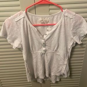 Lucky Brand cream small top